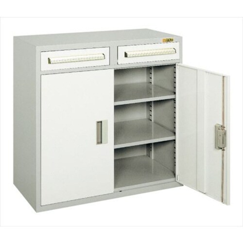 工具管理ユニット(2列1段引出し+ロッカータイプ)