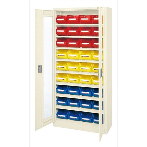 コンテナラックケース(パーツボックス・扉付)