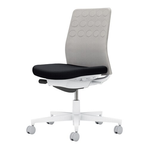 モネット背C 肘無S無L無本体WG座LG背BKW