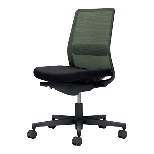 モネット背M 肘無S無L有本体BK座GR背BKV