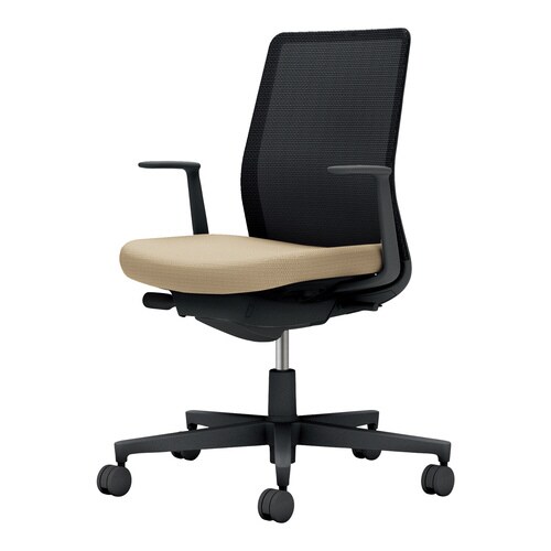 モネット背M L肘S無L無本体BK座BK背SBW