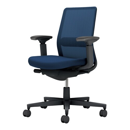 モネット背M 可動肘S無L有本体BK座NV背NVW