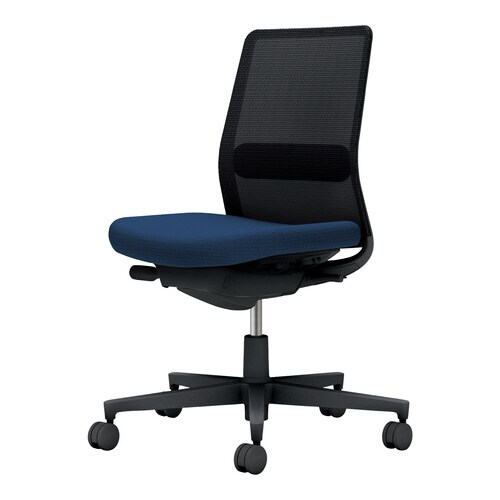 モネット背M 肘無S無L有本体BK座BK背NVW