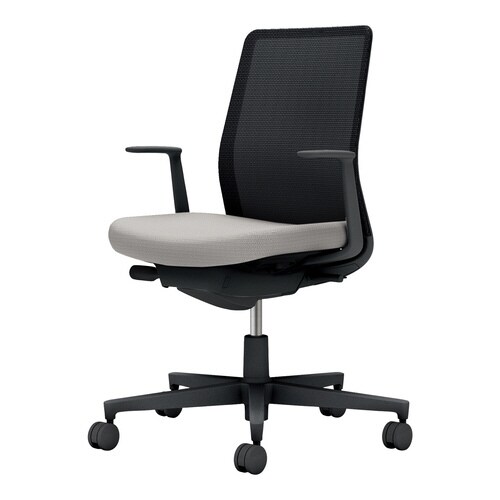 モネット背M L肘S無L無本体BK座BK背LGW