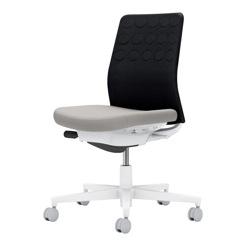 モネット背C 肘無S無L無本体WG座BK背LGV