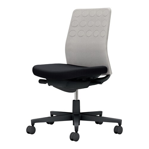 モネット背C 肘無S無L無本体BK座LG背BKW