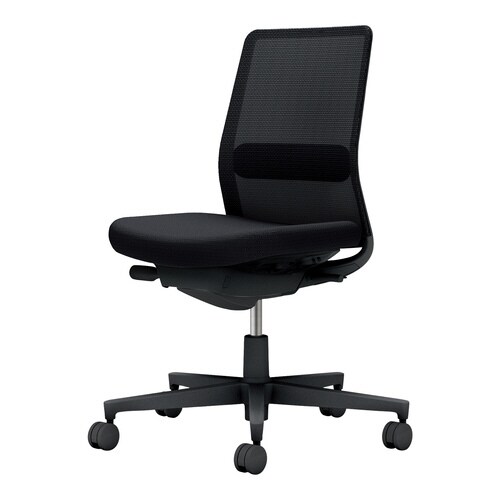 モネット背M 肘無S無L有本体BK座BK背BKW