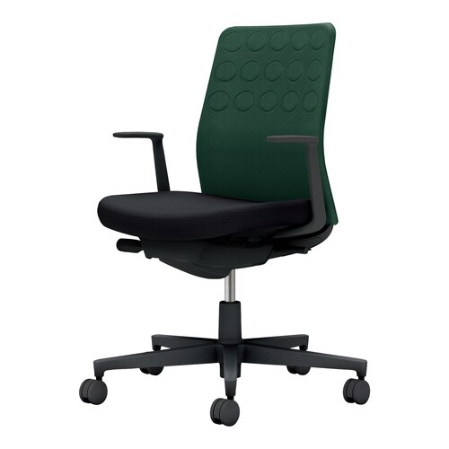 モネット背C L肘S無L無本体BK座GR背BKW