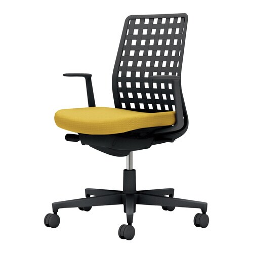 モネット背SL肘S無L無本体BK座BK背YEW