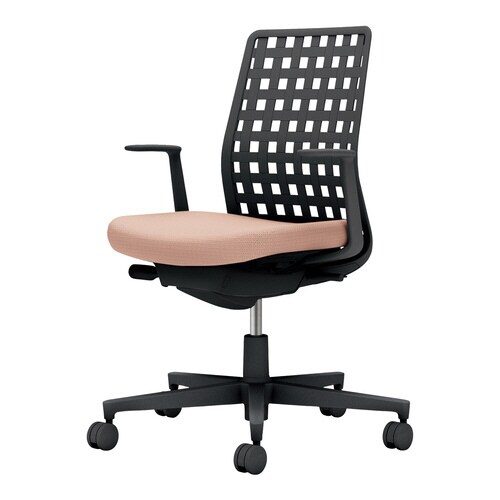 モネット背SL肘S無L無本体BK座BK背PIV