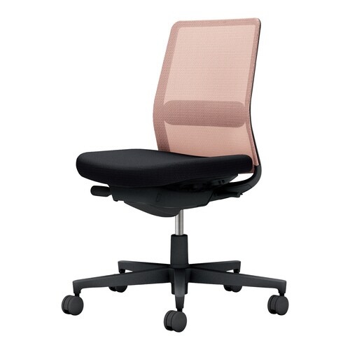 モネット背M 肘無S無L有本体BK座PI背BKV