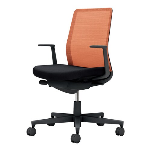 モネット背M L肘S無L無本体BK座ST背BKW