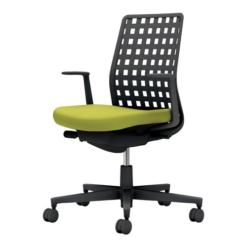 モネット背SL肘S無L無本体BK座BK背OLV