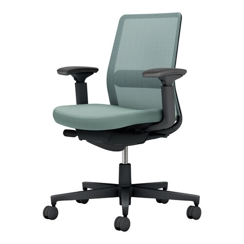 モネット背M 可動肘S無L有本体BK座TQ背TQV