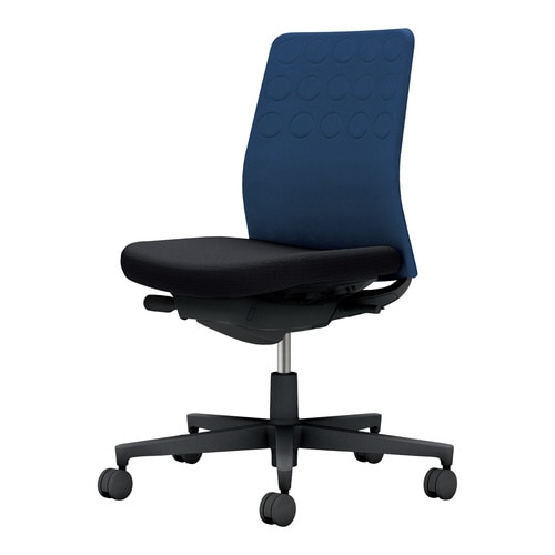 モネット背C 肘無S無L無本体BK座NV背BKV