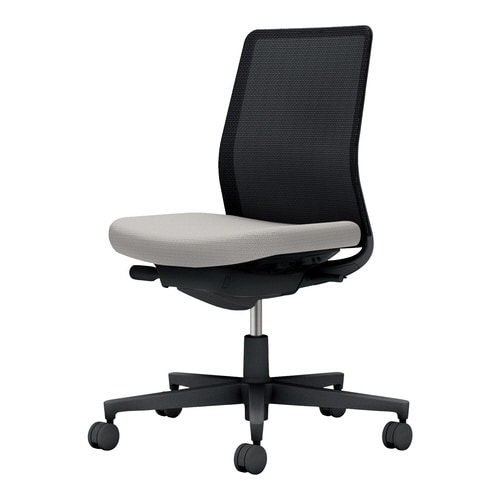 モネット背M 肘無S無L無本体BK座BK背LGW