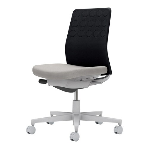 モネット背C 肘無S無L無本体LG座BK背LGV