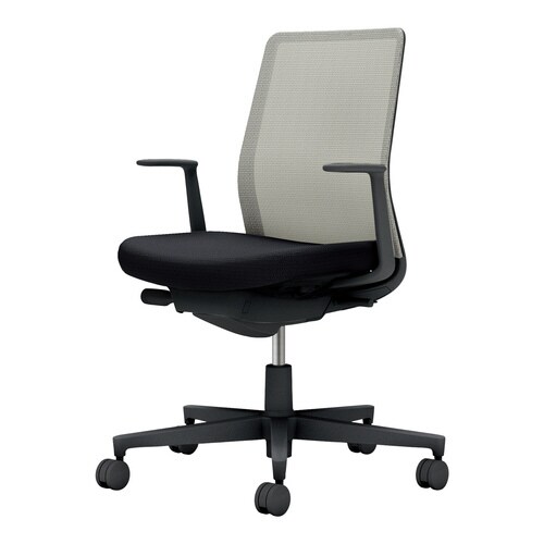 モネット背M L肘S無L無本体BK座LG背BKV