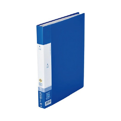 クリヤーブック<サイドベンツ>A4/A3S 青5冊