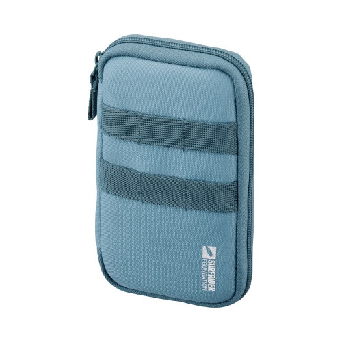 コンパクトペンポーチ サーフブルー