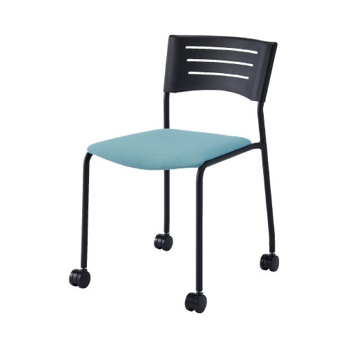 MTG用チェアBK キャスター付NBL 1−3脚