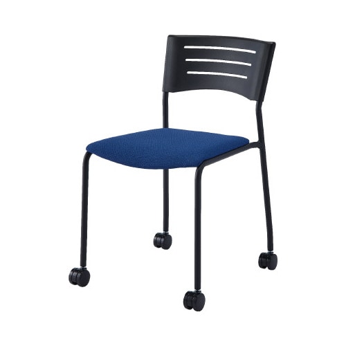 MTG用チェアBK キャスター付NNV 1−3脚