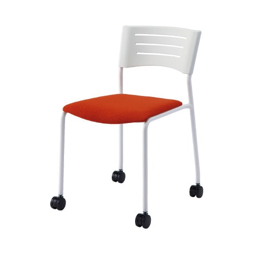 MTGチェアWH キャスター付NOR4脚