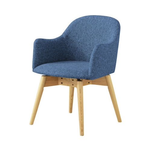 カラメリ回転式チェア ブルー