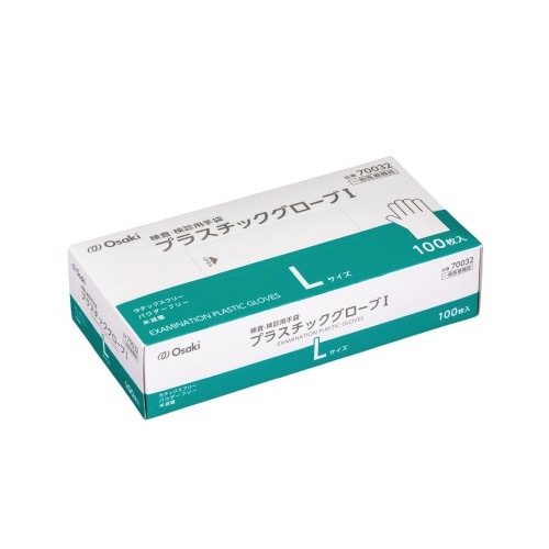 プラスチックグローブ I L 100枚入