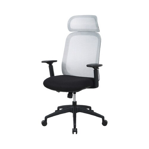 マイクチェア 肘付 ヘッド付 グレー 4脚以上