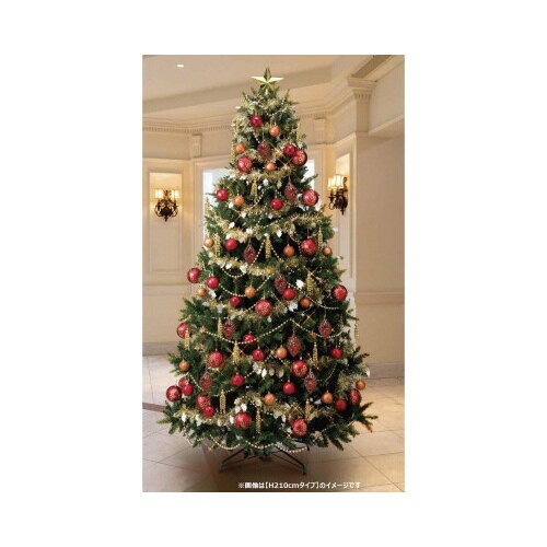 コンチネンタルツリー レッドH240×W132cm