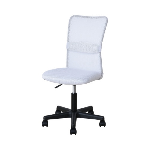 爽快メッシュチェア ホワイト肘なし4脚以上