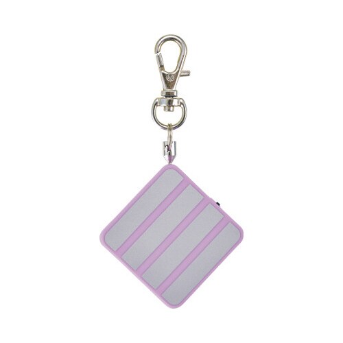 反射防犯ブザー 抗菌タイプ ラベンダー