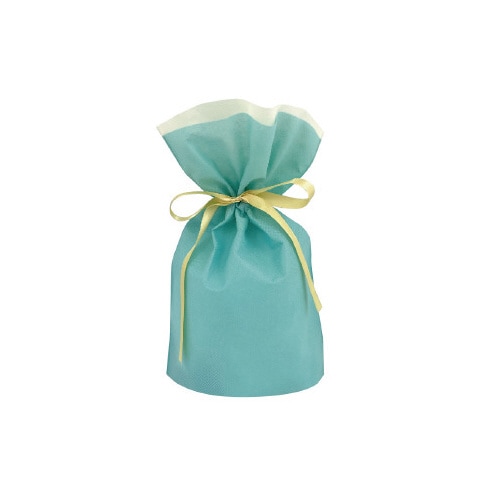 不織布巾着ミントンL 10枚入