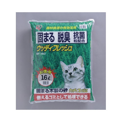猫砂 ウッディフレッシュ 16L