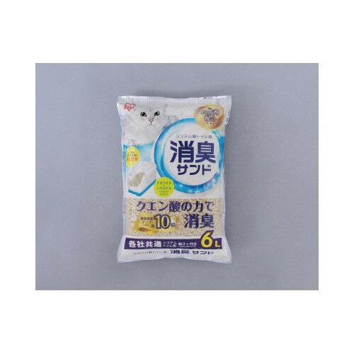 システム猫トイレ用におわない消臭サンド 6L