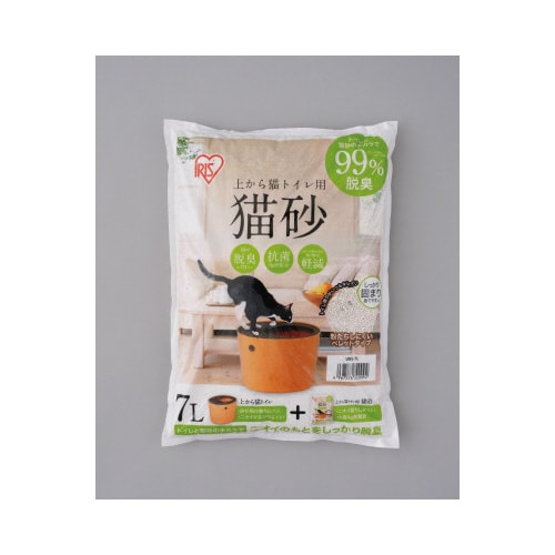 上から猫トイレ用猫砂 7L