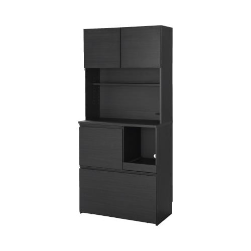 キッチンキャビネット ブラック