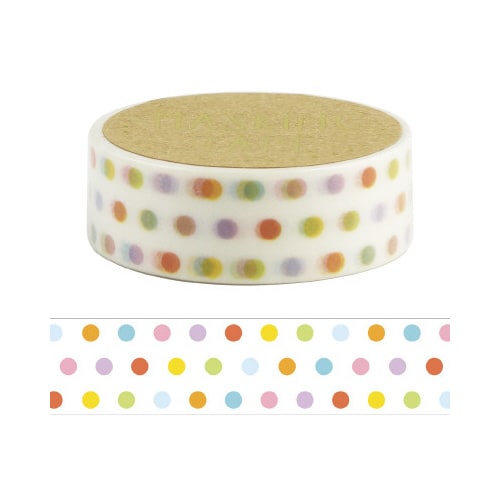 マスキングテープ ドット カラフル