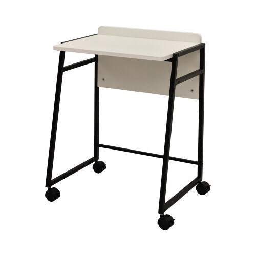 リル 2WAYキャスターデスク ホワイトウッド