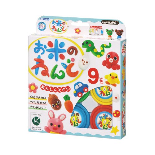 お米のねんど9色