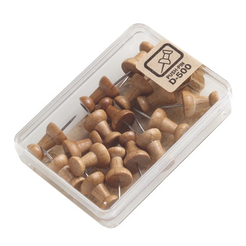 ダルマ画鋲 17本 木製 5個