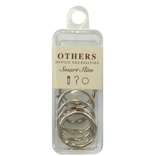 スマートスリムカードリング φ24 シルバー 5個