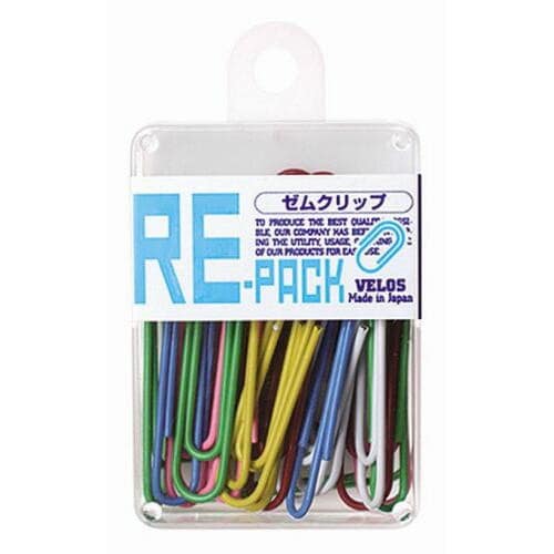 リ・パックジャンボカラーゼムクリップカラー 5個