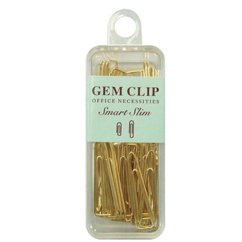 スマートスリム大 Vゼムクリップ ゴールド 5個