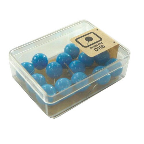 マップ画鋲 15本 青 5個