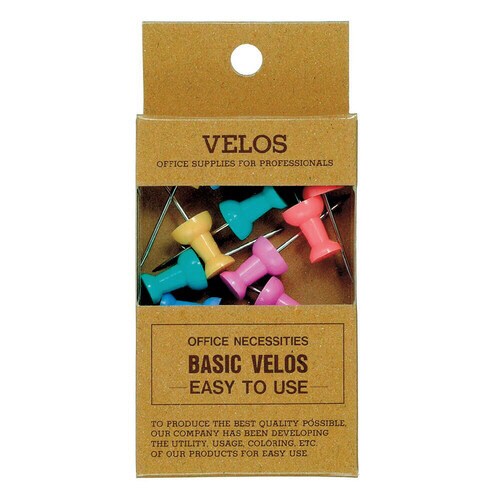 ニューパックダルマロング画鋲パステル 10本 5枚