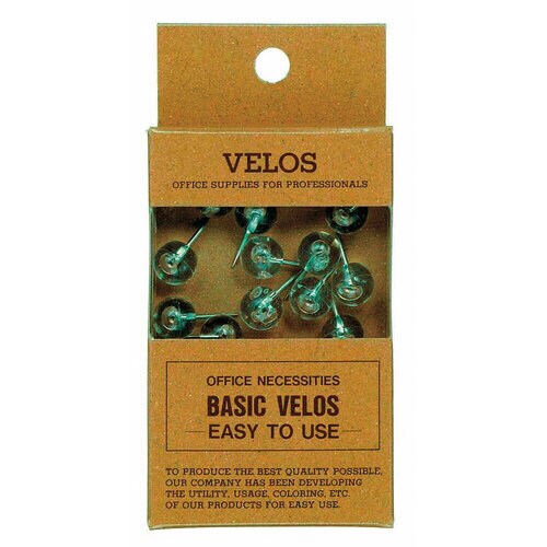 ニューパック マップ画鋲 透明 15本 5枚