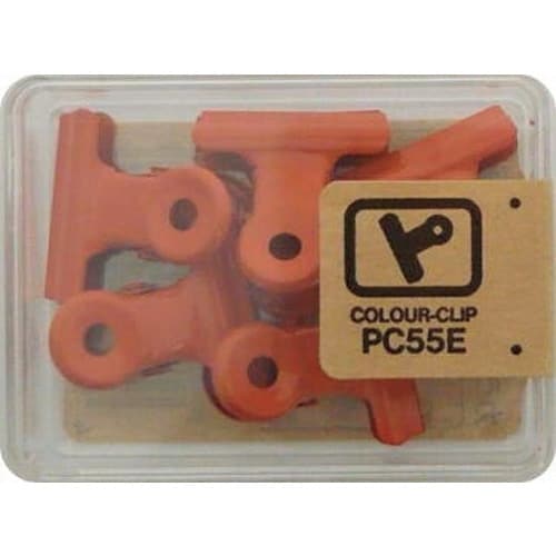 豆 カラー目玉クリップ 5コ レンガ 5個