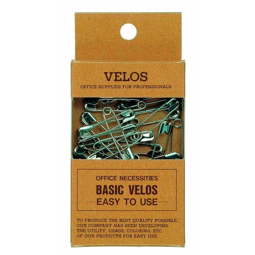 ニューパック 中 安全ピン シルバー 22本 5枚